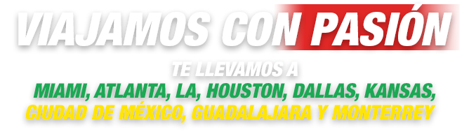 Viaja con Omnibus Express a las sedes del mundial